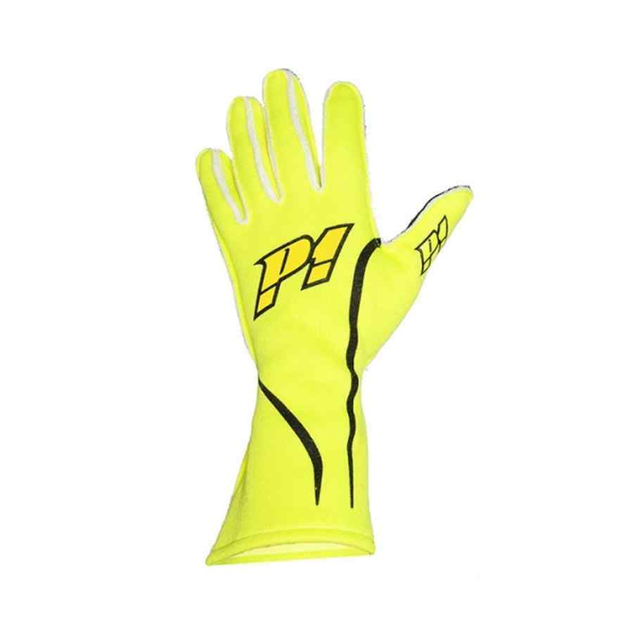 P1 Handschoen voor rallysport type Grip - Fluo geel