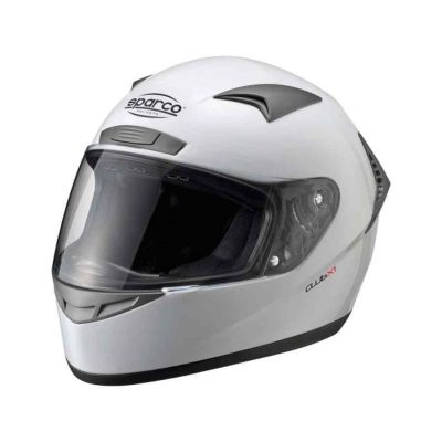 Sparco Club X1 goedkope helm voor hobby kartrijder Wit