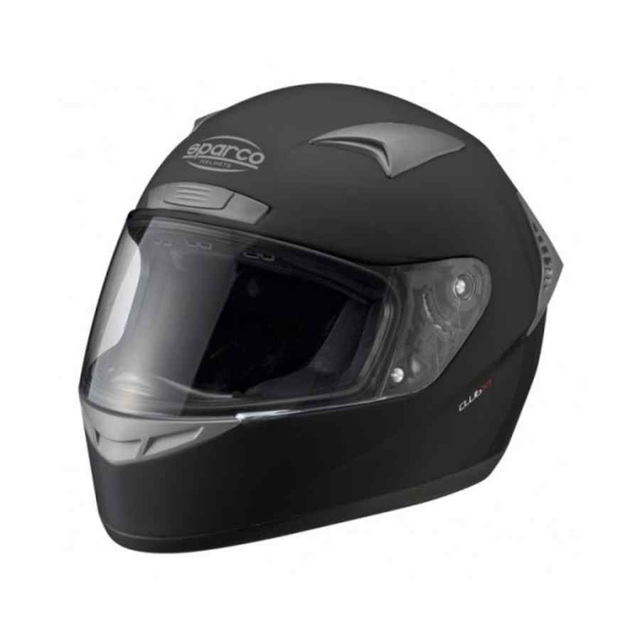 Sparco helm Club X1 Helm indoorkarting zwart budgetvriendelijk