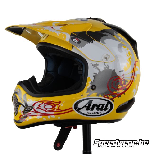 Arai helm voor motocross VX-3 WAVE Geel Zwart