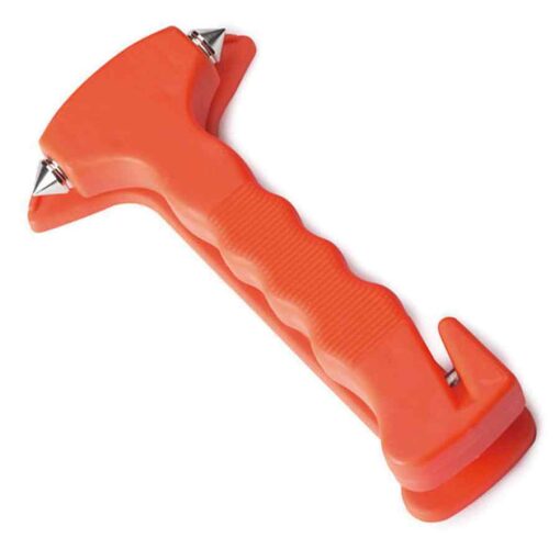 Sparco veiligheids hamer voor autoruit oranje met autobevestiging