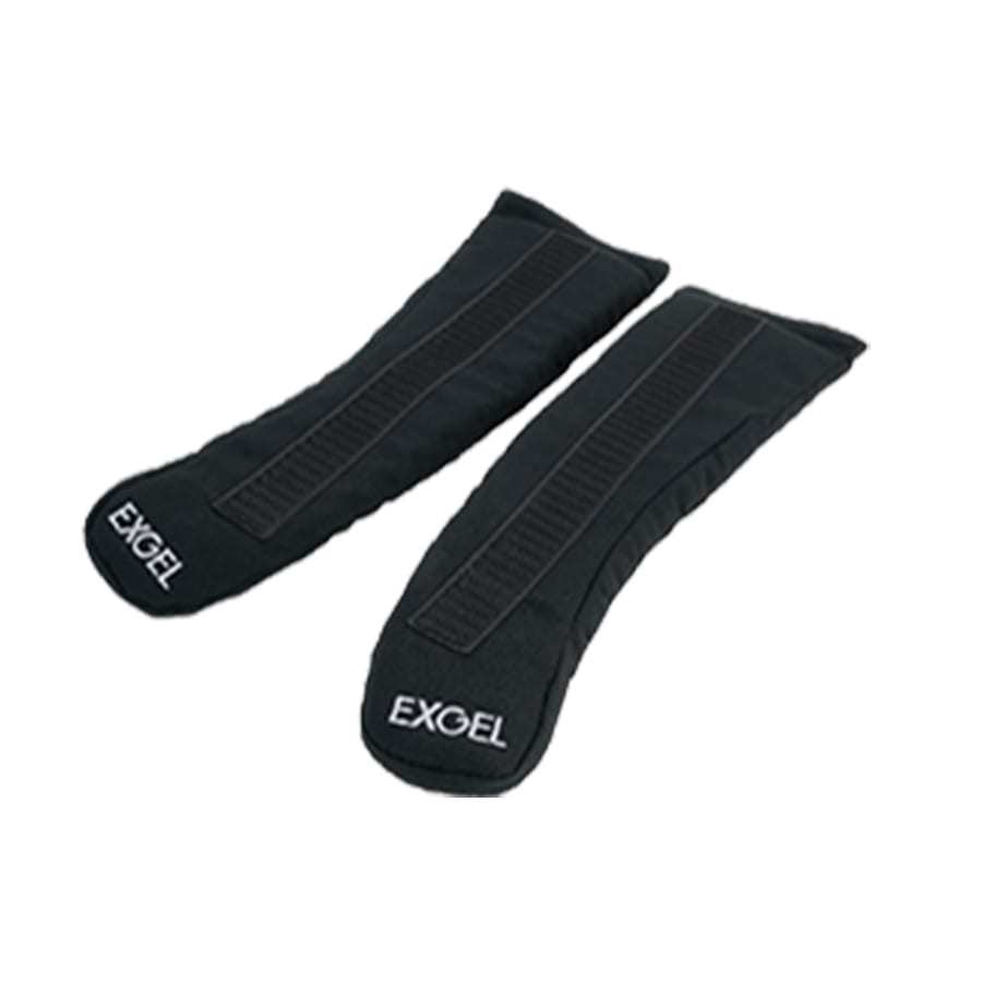 HANS System ExGel Special gel pads for shoulder comfort - Black