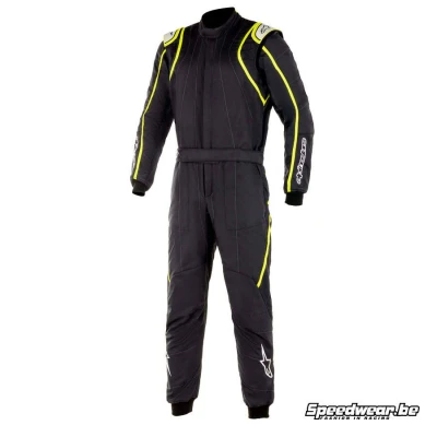 Alpinestars GP Race V2 autosport suit - Zwart Fluo geel