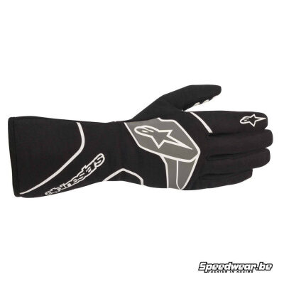 Alpinestars Tech 1-Race V2 handschoen voor autosport FIA - Zwart Wit