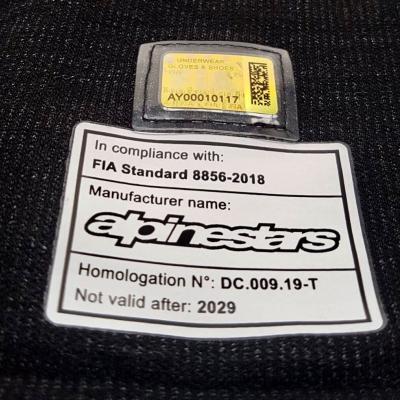Speedwear Shopping Weekend 2019 Fia label 8856 2018