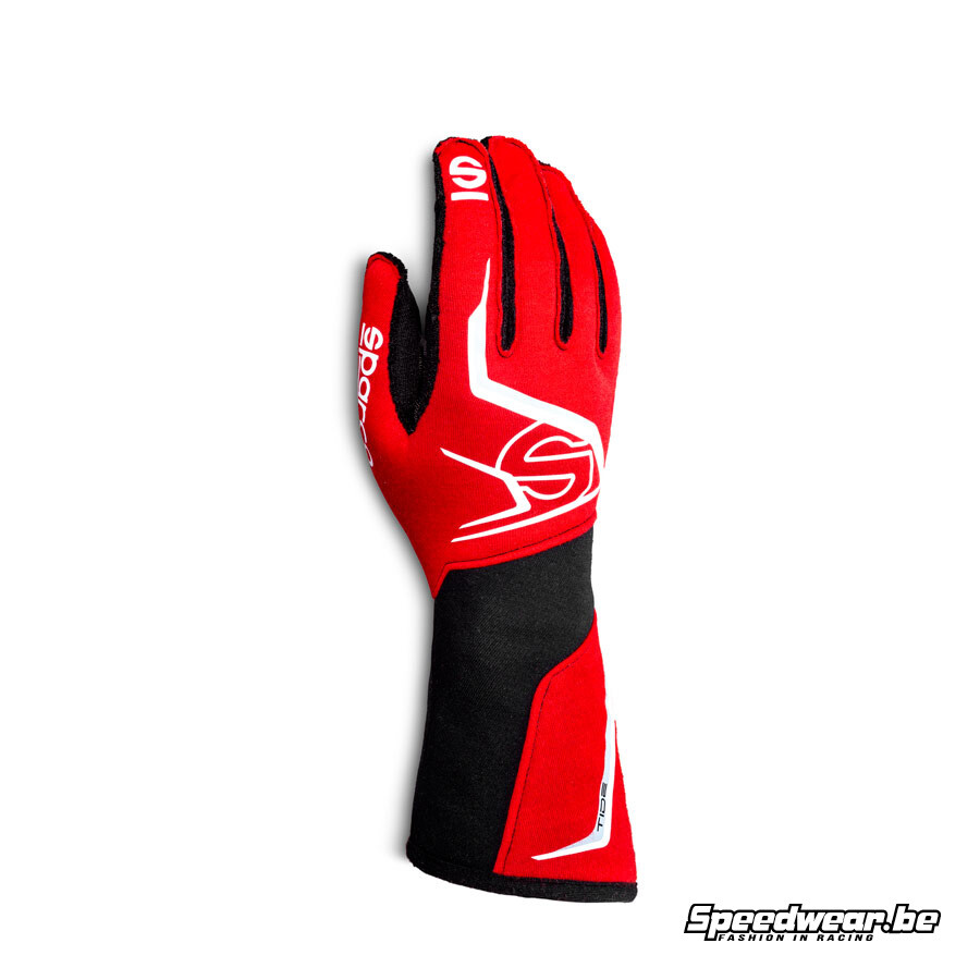 Sparco TIDE - handschoen autoracing - Rood met zwart