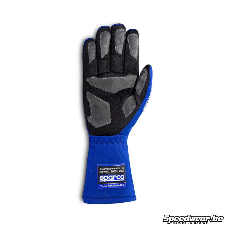 Sparco bugetvriendelijke handschoen autosport LAND Blauw