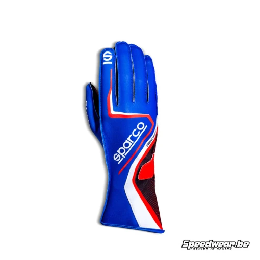 Sparco Gant pour karting RECORD Blue Red