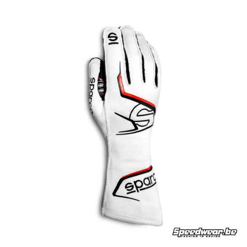 Sparco gants karting ARROW blanc noir