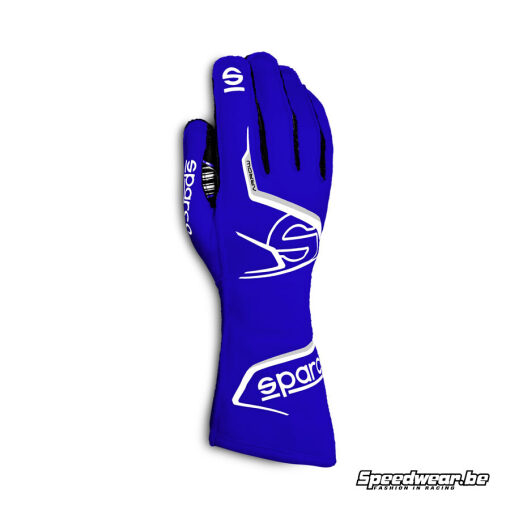 Sparco handschoen voor kartsport ARROW blauw wit