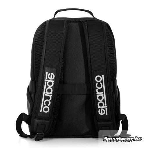 Sparco backpack STAGE modieuze rugzak zwart grijs 2020