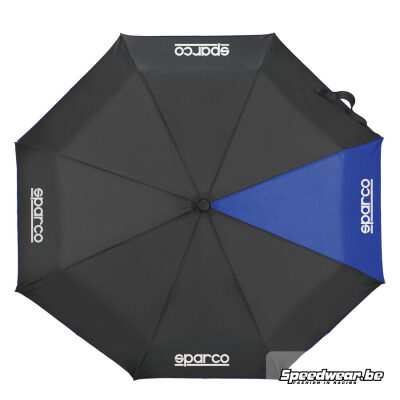 Sparco paraplu in kleur zwart blauw