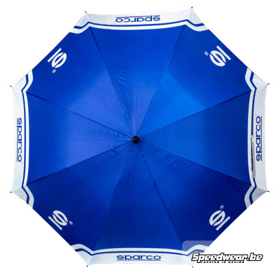 Sparco paraplu in kleur blauw wit