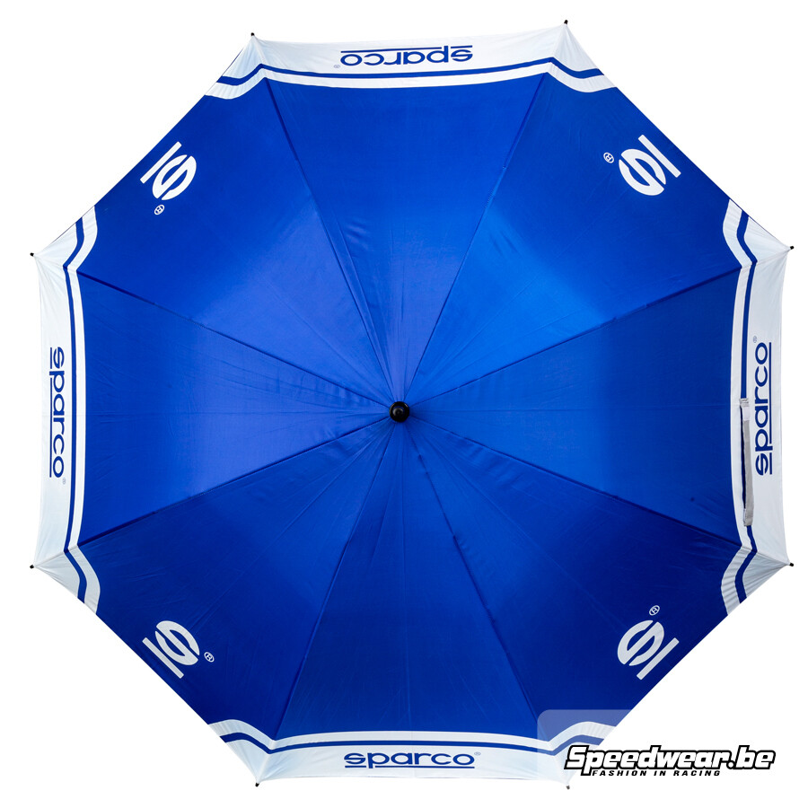 Sparco paraplu in kleur blauw wit