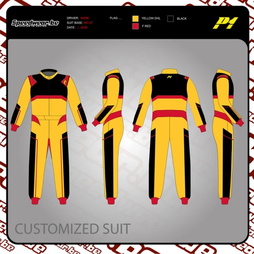 Racing suit motorsport from P1 - Fully customized and in own design 2