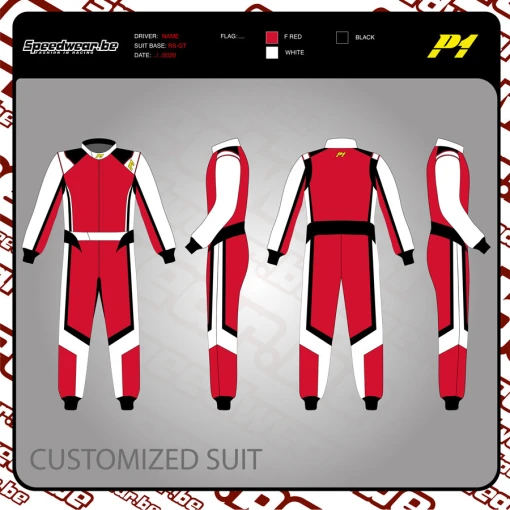 P1 FIA Race suit - Fully customized and in own design 6            
