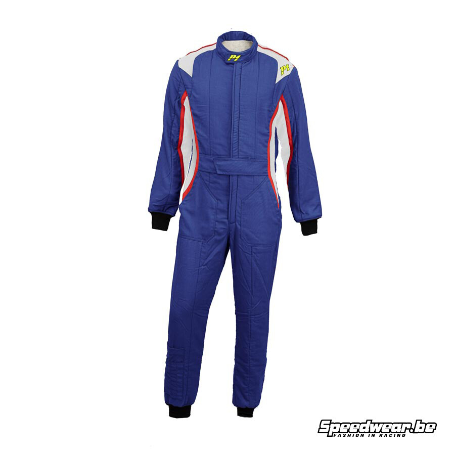 P1 Racewear FIA Racepak type XT Blauw