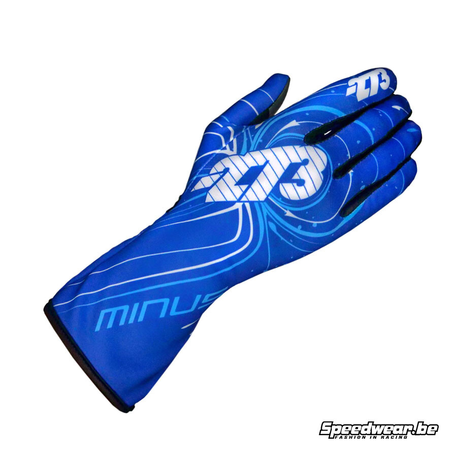 Minus 273 Handschoen voor kartsport type Zero Blauw Wit Cyaan