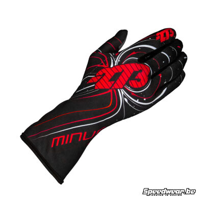 Minus 273 Handschoen voor kartsport type Zero Zwart Rood Wit