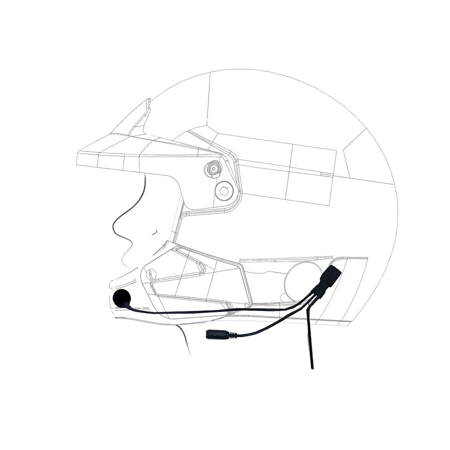 Kit radio nexus pour casque jet de sport automobile