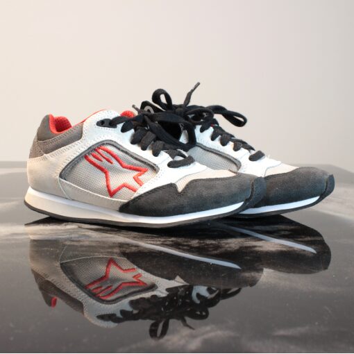Alpinestars Chaussures classiques blanches/rouges