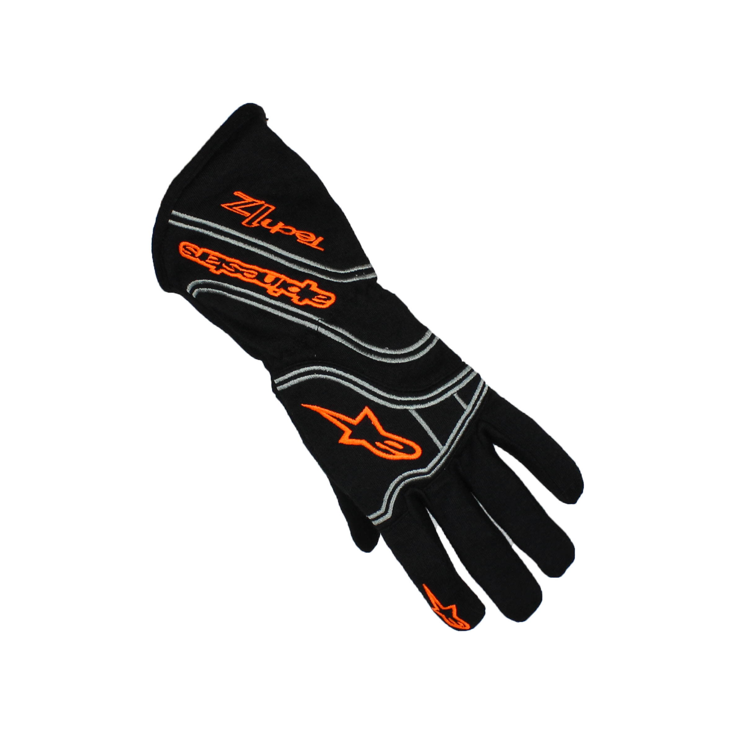 Alpinestars TECH 1-Z FIA Autosport Gloves Black/OrangeFluo