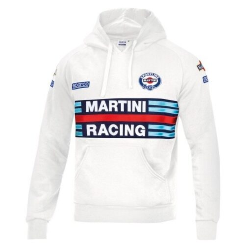 Sparco Kapuzenpulli Martini Racing Weiß