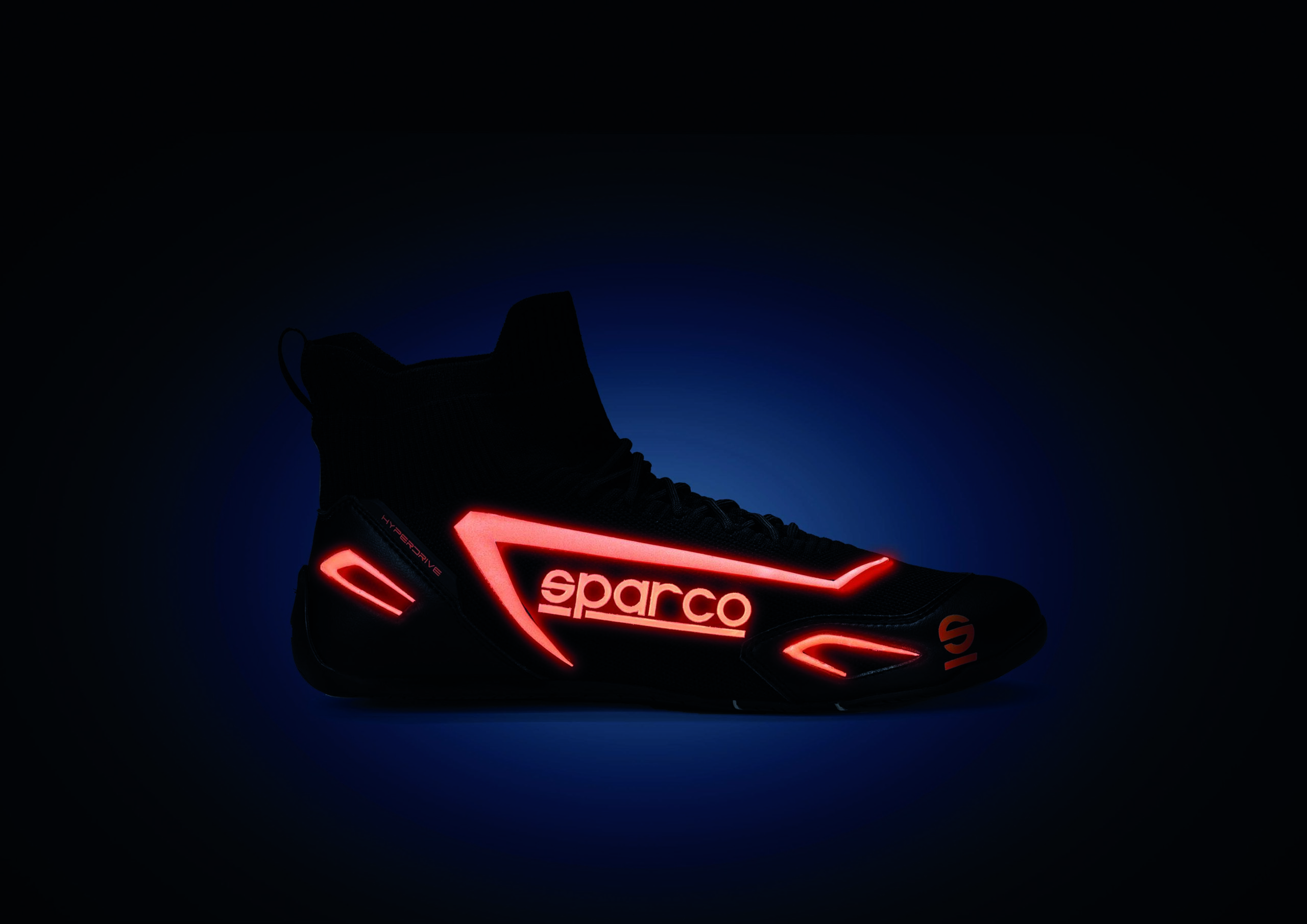 Sparco Hyperdrive Simrace schoen rood zwart