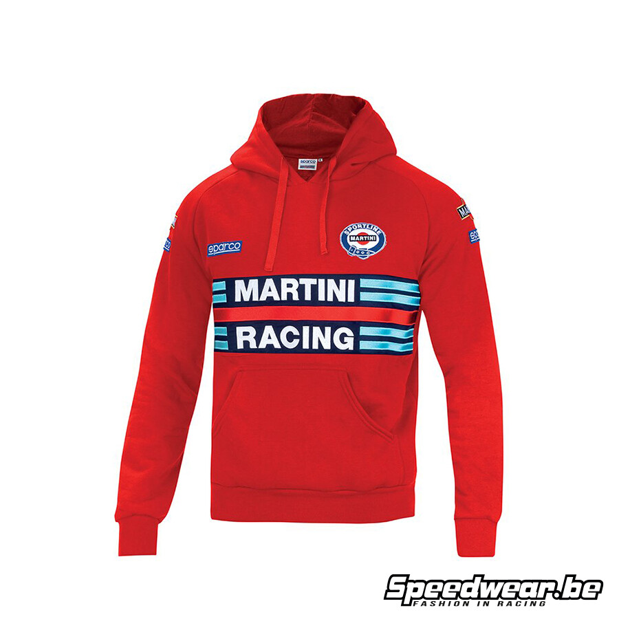 Sparco Hoodie Martini Racing red