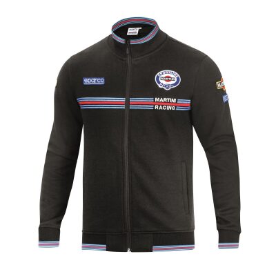 Sparco Full Zip Sweatshirt Martini Racing Black