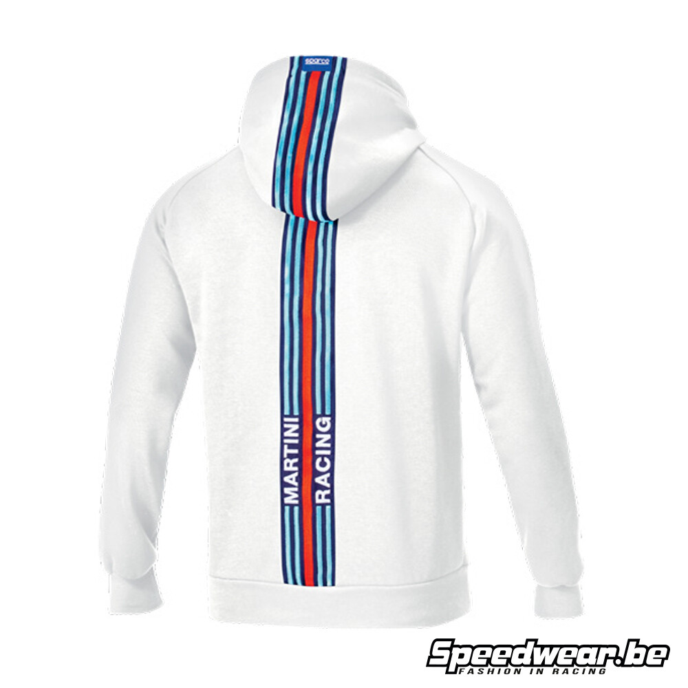 Sparco Martini Racing Stripes Hoodie White
