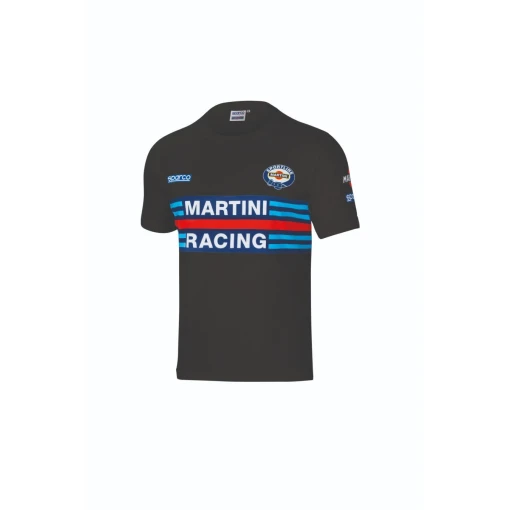 Sparco T-shirt Martini noir - pour les hommes