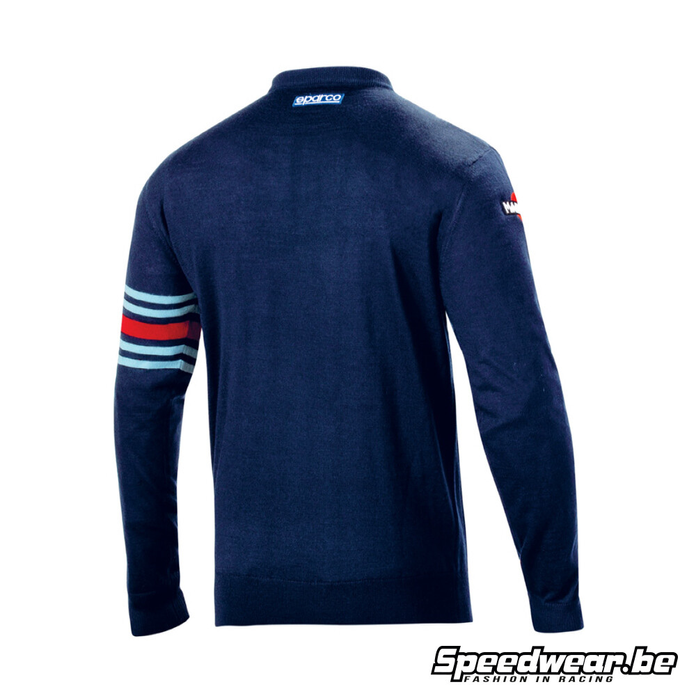 Sparco Martini Racing Crewneck Sweatshirt Blue