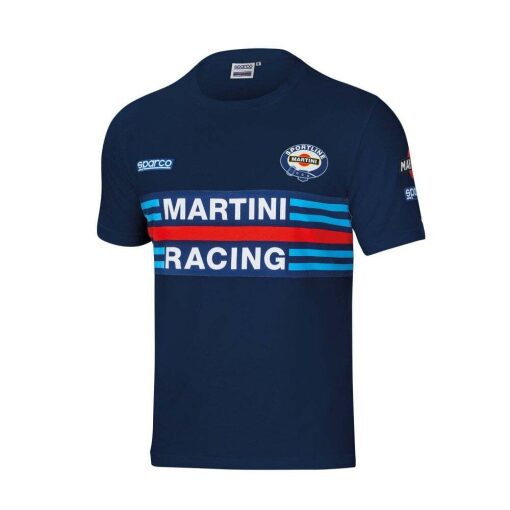 Sparco T-shirt Martini bleu marine - pour les hommes