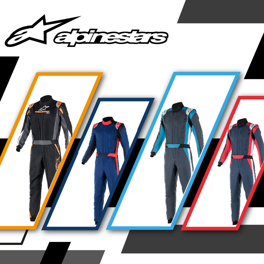 Alpinestars auto racing suits for ladies and gentlemen with FIA
