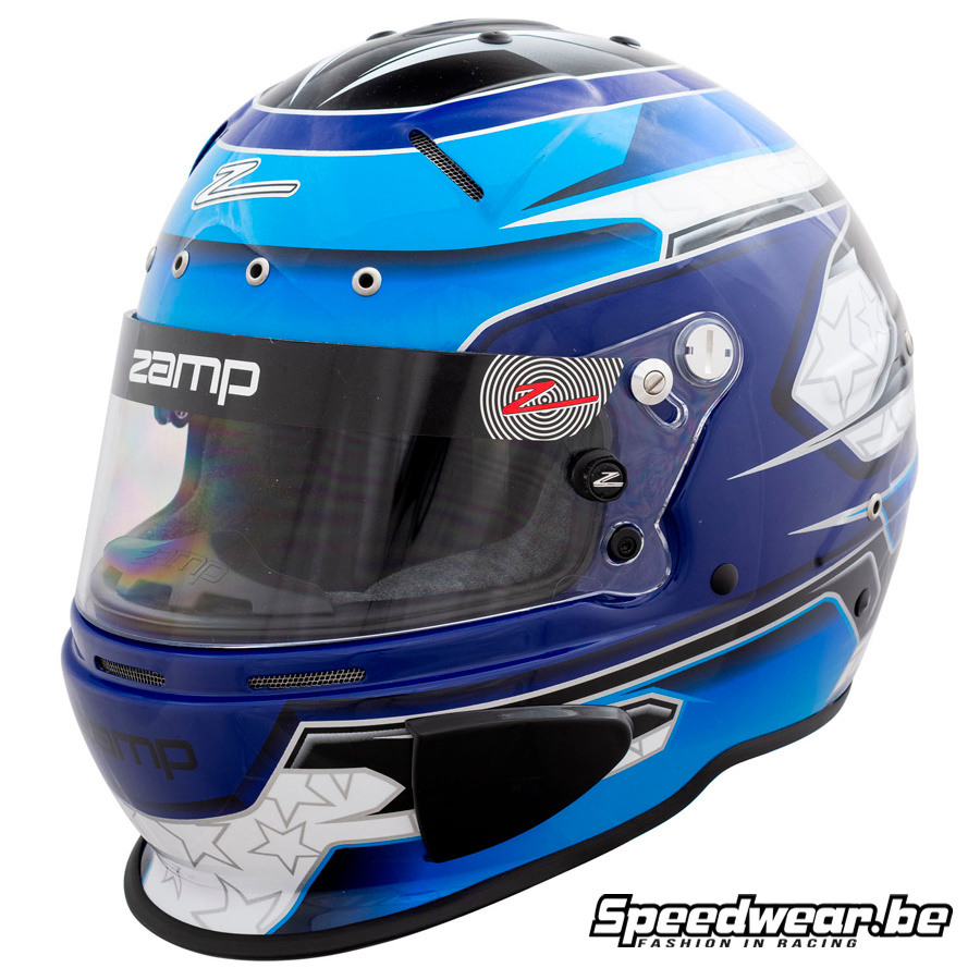 Zamp RZ 70E Switch blauwe Autosport Helm