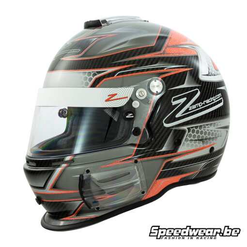 Zamp Racing Helmet RZ 44CE Carbon Orange Design