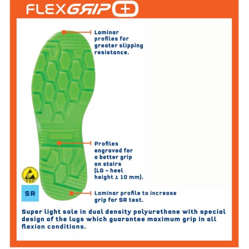 Flex Grip+ Sohle - Sparco Arbeitskleidung