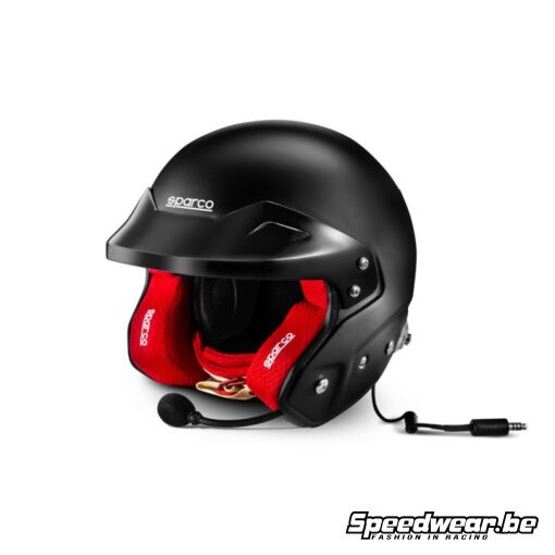 Sparco RJ-i Rally helmet including radio communication open face