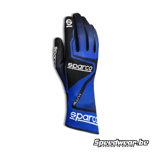 Sparco handschoen karting RUSH Donkerblauw zwart
