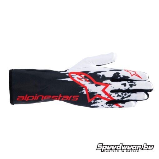 Alpinestars Tech 1 K v3 glove - White RED