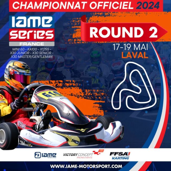 Iame France Round 2 Laval 2024